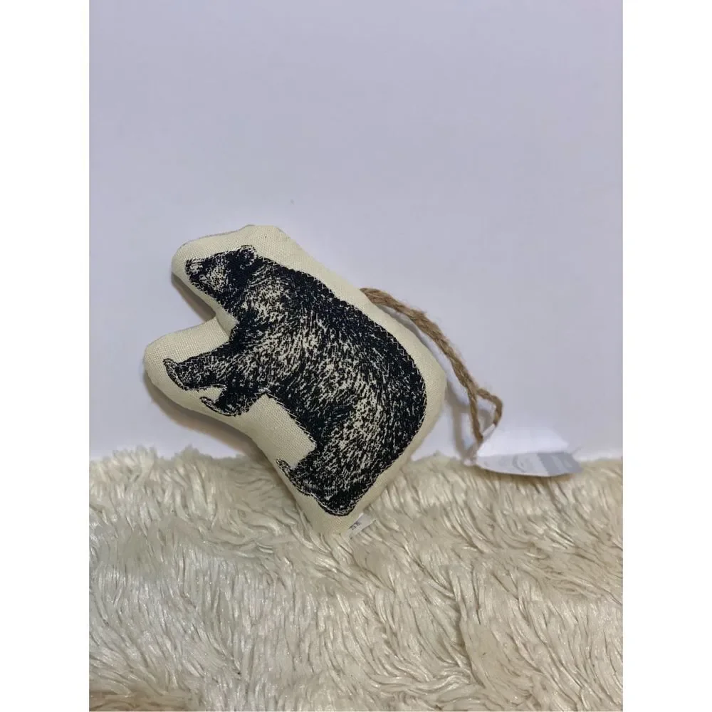 Target Fabric Black Bear Pillow Christmas Tree Ornament Wondershop